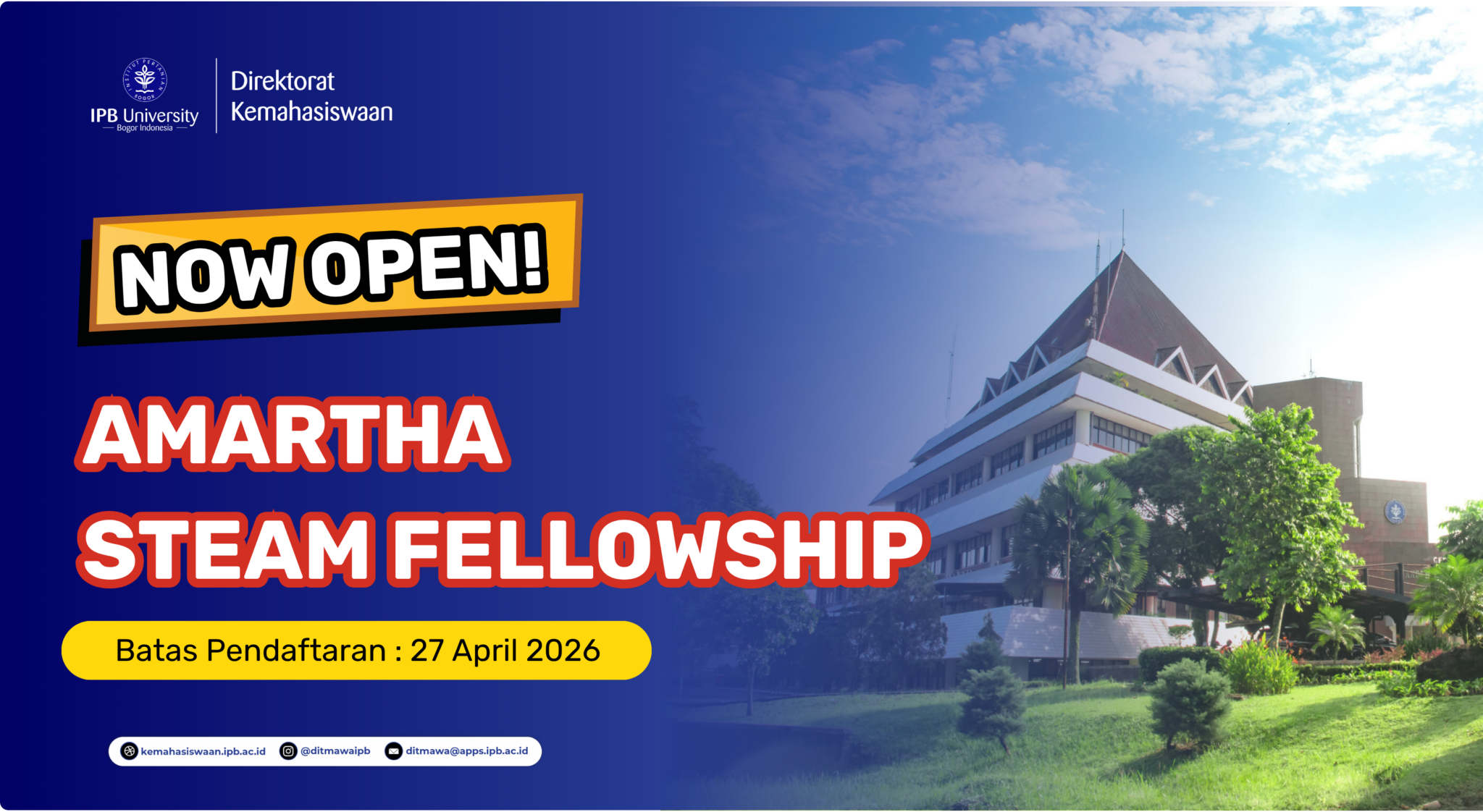 Read more about the article Pembukaan Beasiswa Amartha STEAM Fellowship