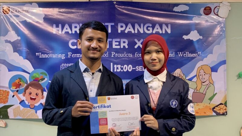 Inovasi Olahan Pangan Fermentasi, Mahasiswa Sekolah Vokasi Raih Juara 3 Nasional di Ajang Harvest Pangan Chapter XII