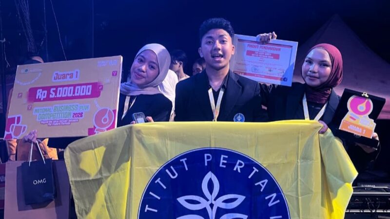 Dari Bogor ke Makassar: Mahasiswa IPB University Pulang Bawa Gelar Juara Ajang Business Project 6.0 Universitas Negeri Makassar