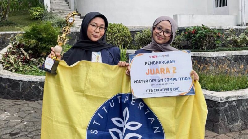 Mahasiswa IPB Raih Juara 2 Nasional Lomba Poster Digital PTB Creative EXPO 2026