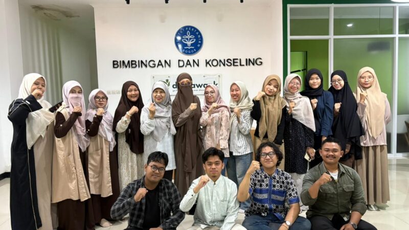 Perkuat Kesehatan Mental Mahasiswa, Tim Bimbingan Konseling IPB University Gelar Pelatihan Konselor Sebaya