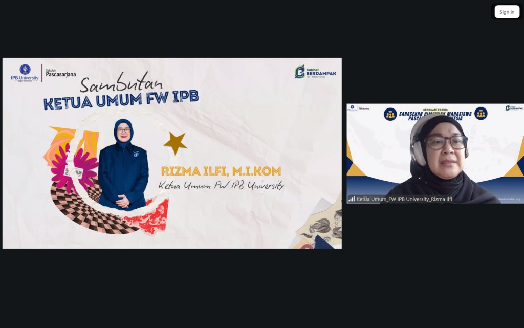 Sambutan Ketua FW pada Sarasehan HMPI