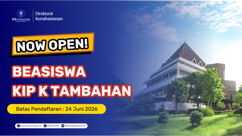 PENDAFTARAN BEASISWA KIP-K TAMBAHAN