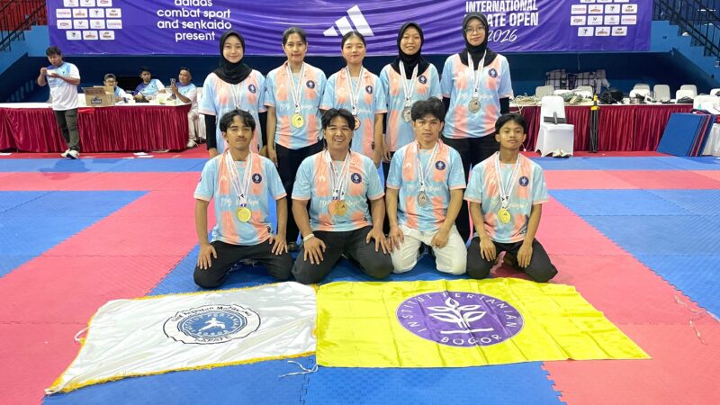UKM Karate IPB University Raih 12 Medali pada Adidas Open International Karate Championship 2026