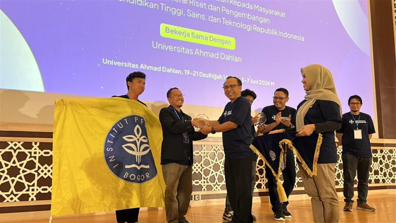 IPB University Menyabet Juara Umum Program Mahasiswa Berdampak Kementerian Pendidikan Tinggi, Sains, dan Teknologi Tahun 2025