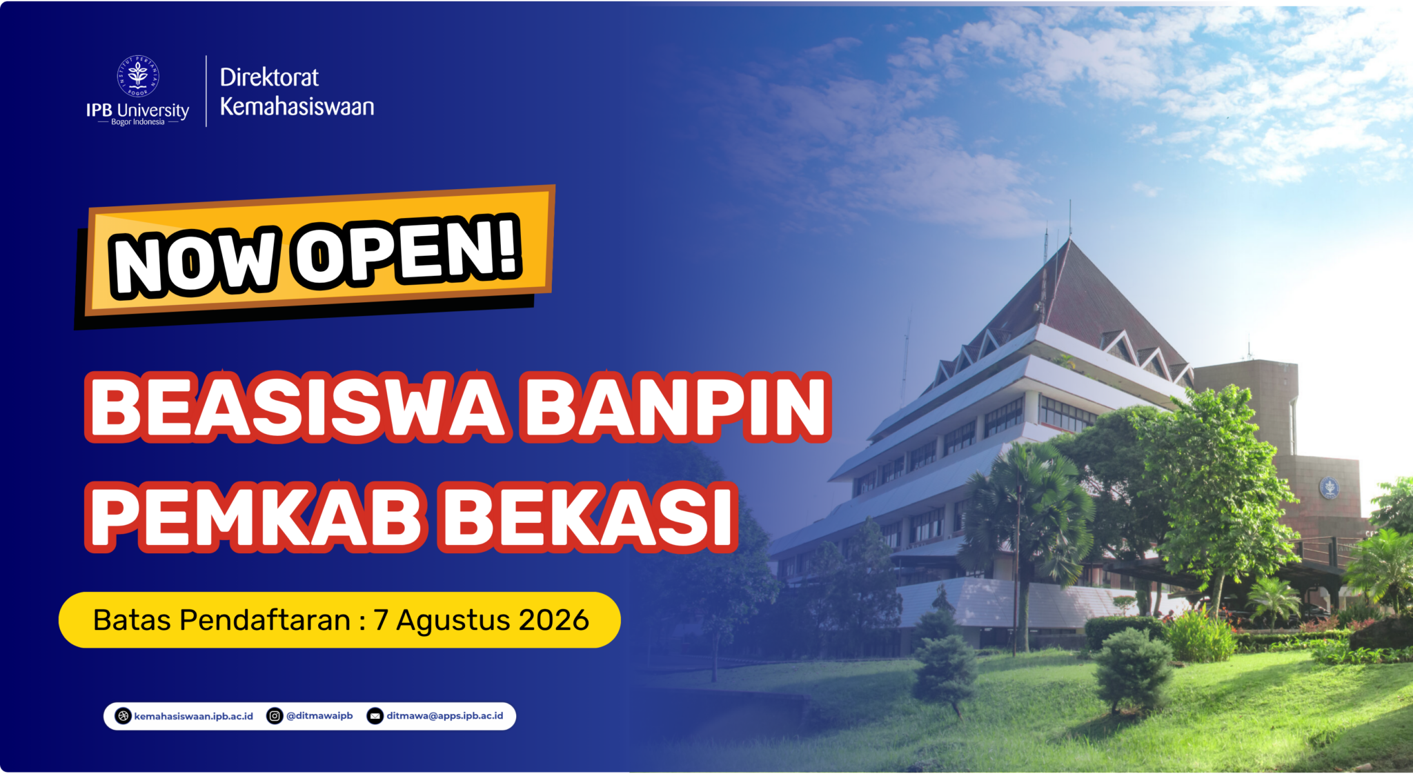 Read more about the article Pembukaan Beasiswa BANPIN Pemkab Bekasi