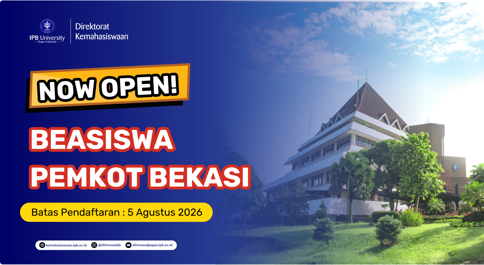 Read more about the article Pendaftaran Beasiswa Pemkot Bekasi