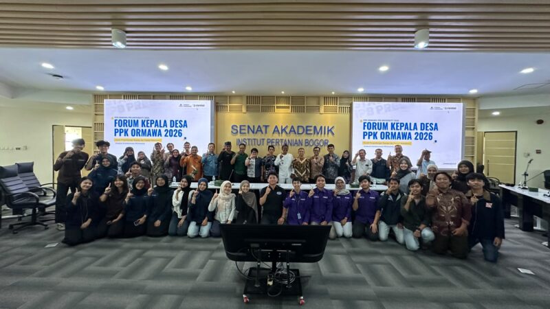 IPB University Perkuat Sinergi melalui Forum Kepala Desa Mitra dalam Pelaksanaan PPK Ormawa Tahun 2026