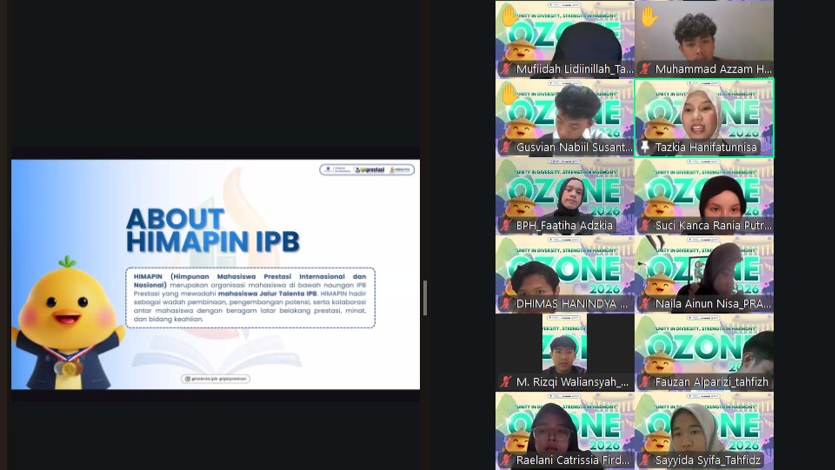 Read more about the article Pra-Welcoming Party OZONE HIMAPIN 2026, Ajang Penyambutan Calon Mahasiswa Baru Jalur Talenta IPB University