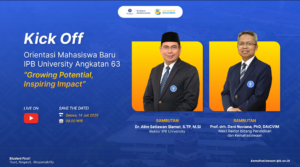 Kick-Off OMB Angkatan 63, IPB University Bekali Mahasiswa Baru Hadapi Kehidupan Kampus