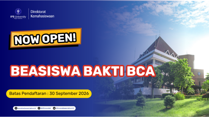 Pendaftaran Beasiswa Bakti BCA