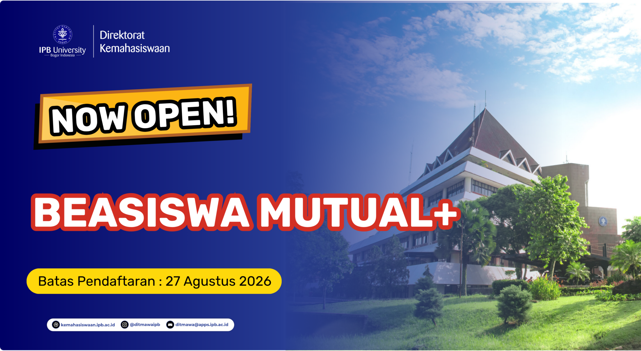 Read more about the article Pembukaan Beasiswa Mutual+