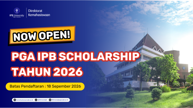 Pembukaan PGA IPB Scholarship 2026